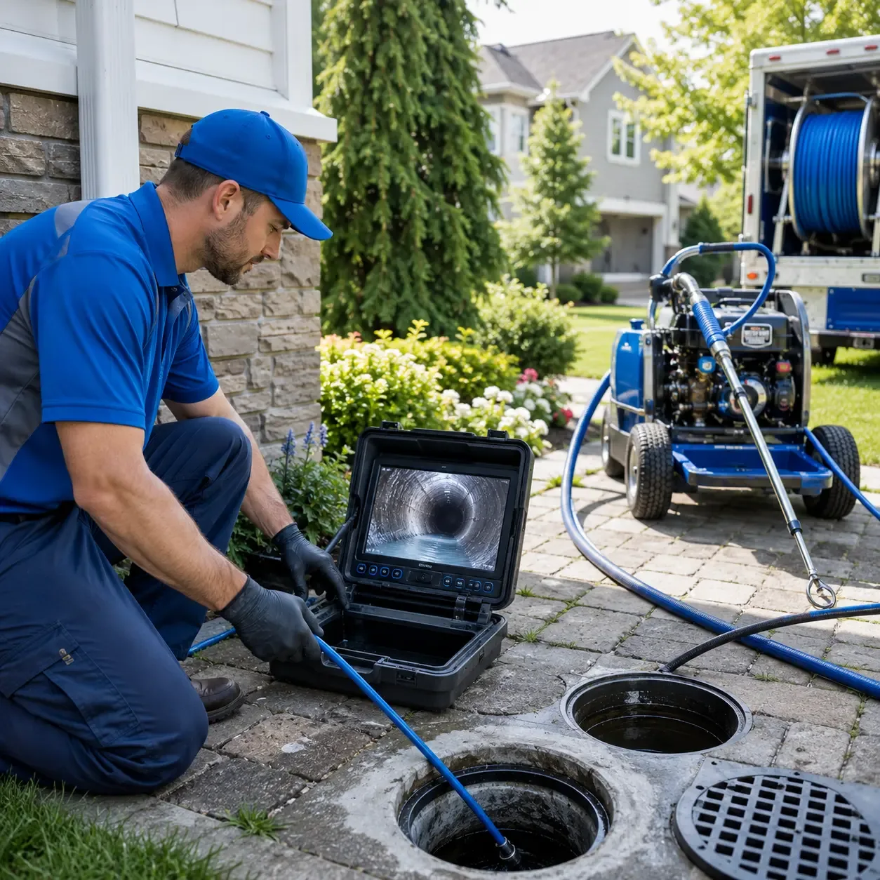 Outdoor drain cleaning professionals serving Webster, PA