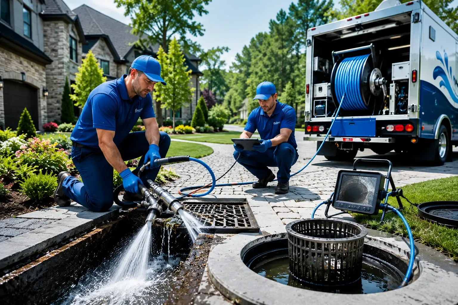 Local outdoor drain cleaning professionals in Webster, PA